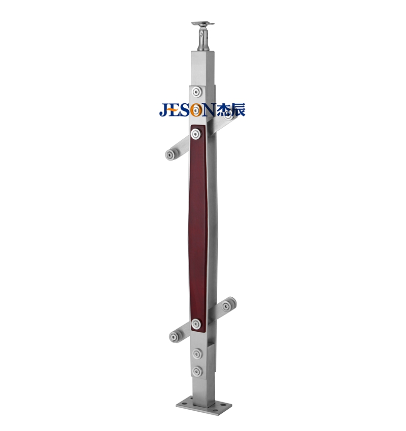 杰辰不銹鋼夾木立柱 杰辰不銹鋼夾木立柱